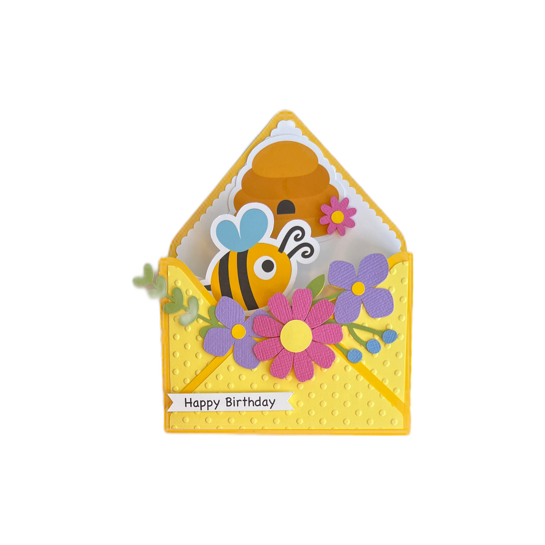 Birthday Bee Pop-Up Card