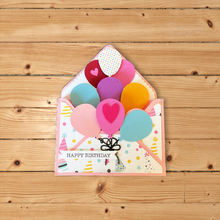 Load image into Gallery viewer, Balloon Birthday 3D Pop-Up Card
